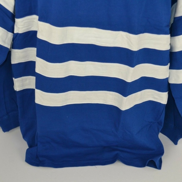 Vtg 90s Classic Rugby Shirt, Striped - Picture 4 of 5